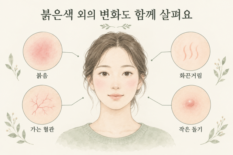 안산 와동 안면홍조, 눈의 건조함과 충혈도 함께 확인해야 할까요?