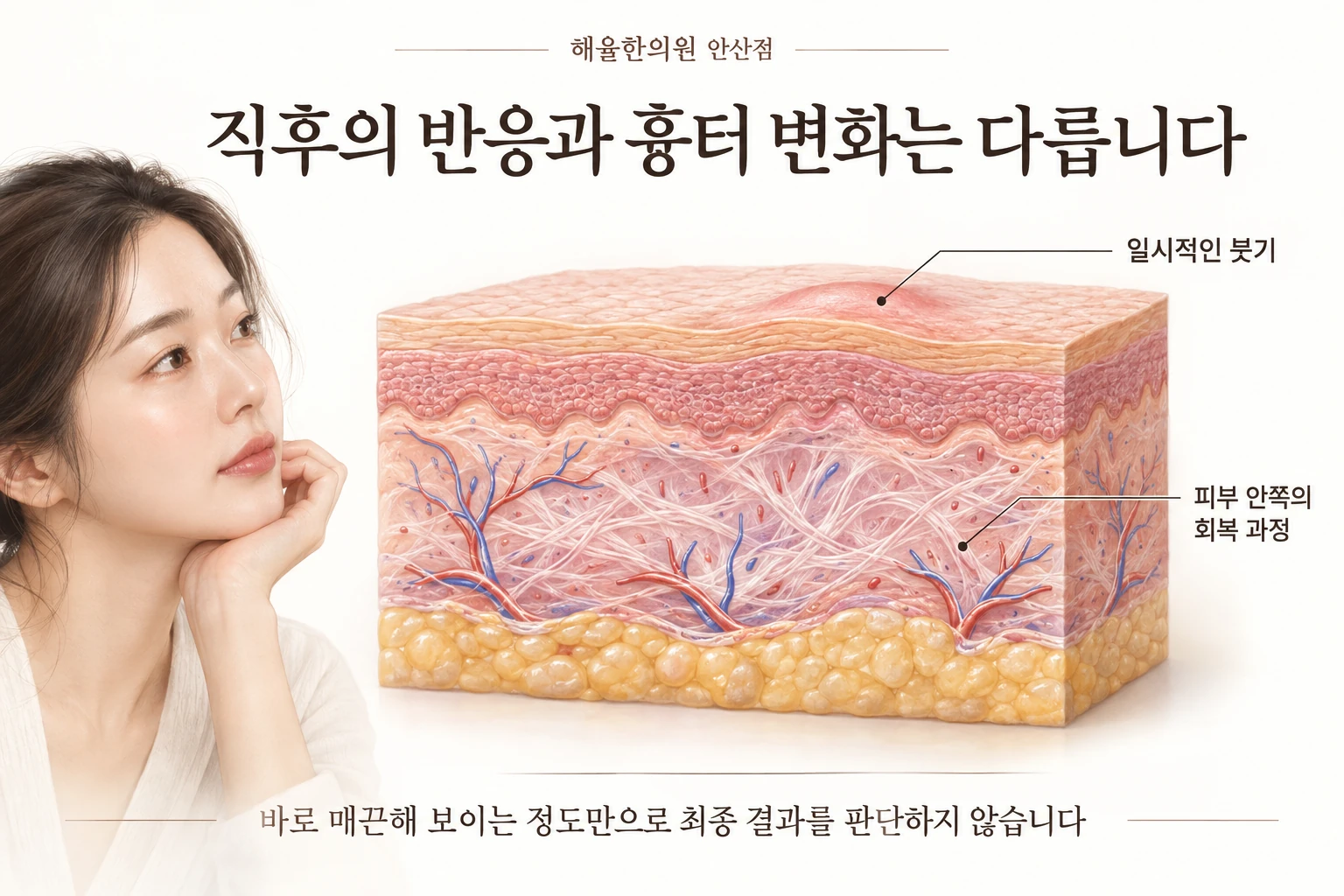 시술 직후의 회복 반응과 시간이 지나 확인하는 흉터 변화